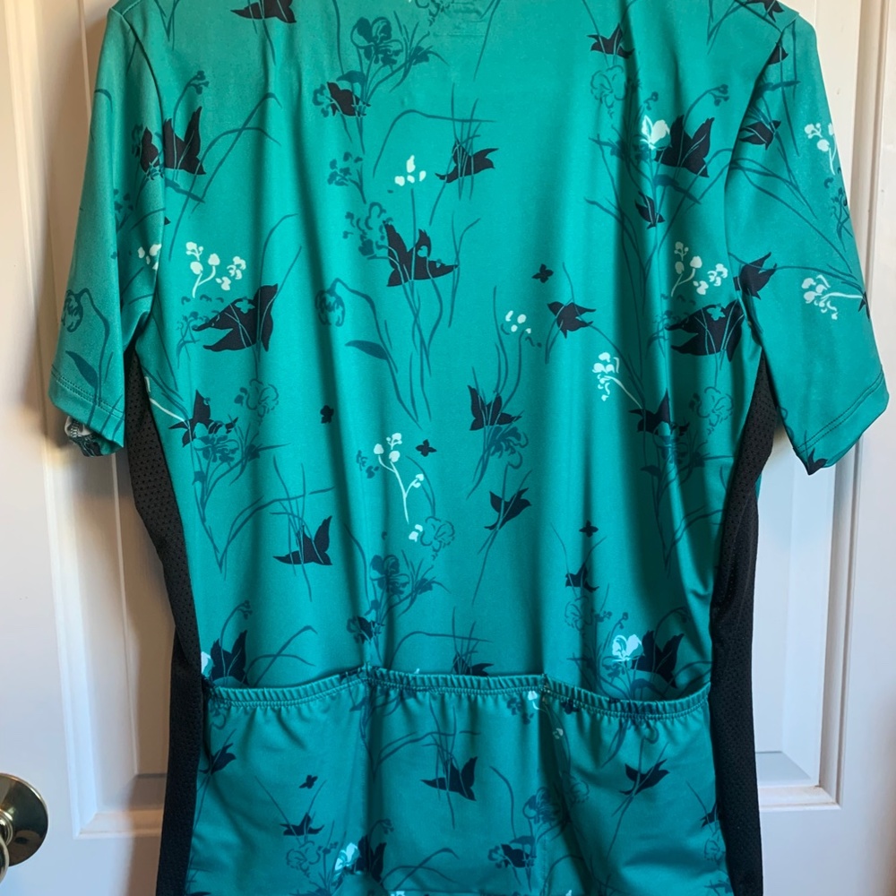 Terry Green Short Sleeve Cycling Top XL - Picture 2 of 8